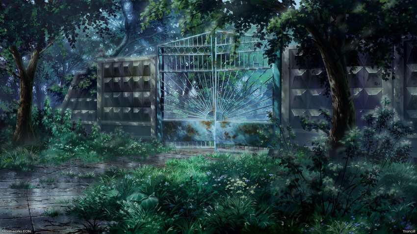 artist_name, bush, copyright_name, copyright_request, fence, forest, gate, grass