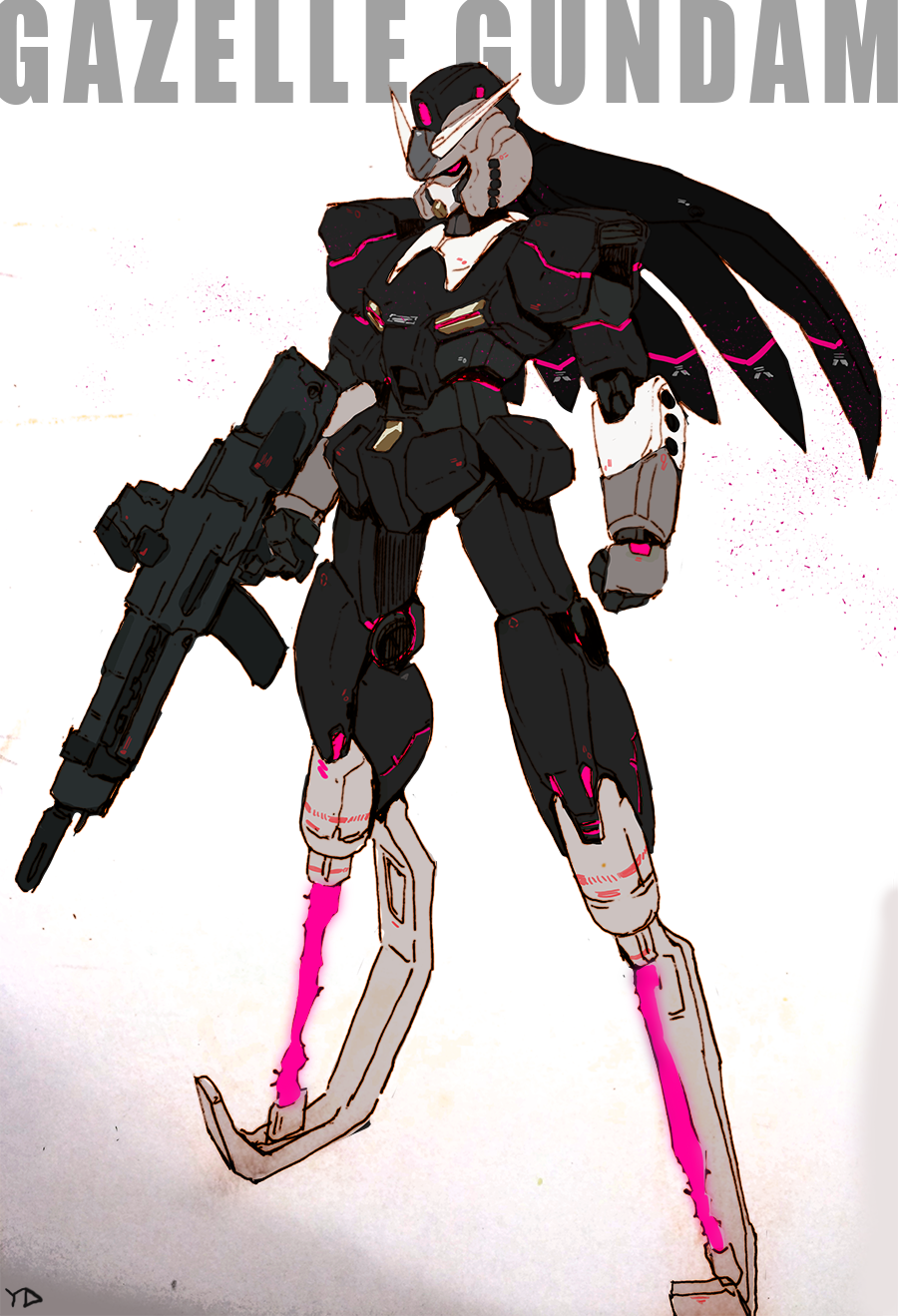 assault_rifle, character_name, character_request, crossover, gazelle_(kingsman), gun, gundam, highres