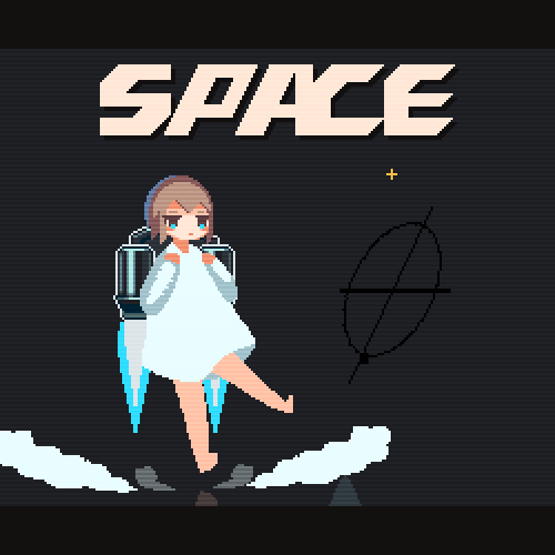 1girl, animated, bare_legs, barefoot, black_background, brown_hair, dress, expressionless