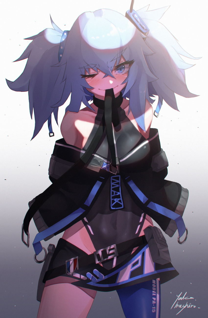 1girl, absurdres, bare_shoulders, breasts, collarbone, girls_frontline, highleg, highleg_leotard