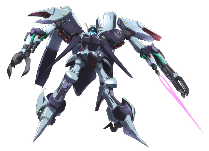 absurdres, arm_blade, beam_saber, byalant_custom, glowing, gundam, gundam_unicorn, highres