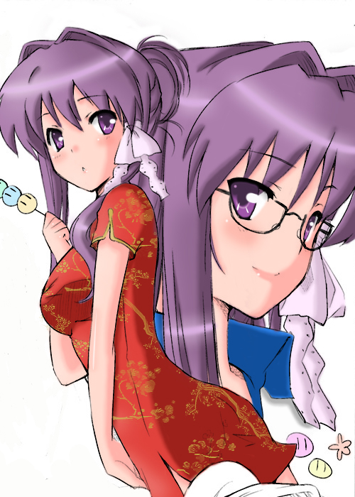 achunchun, china_dress, chinese_clothes, chun, clannad, colorization, colorized, dango