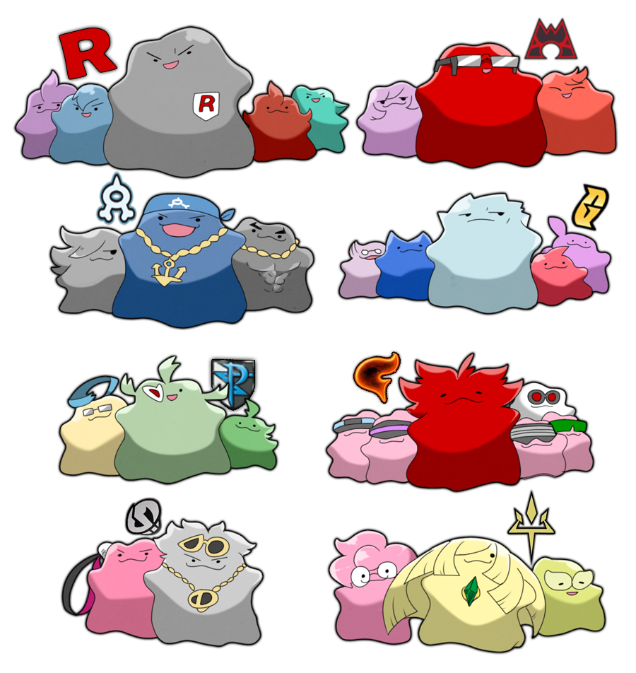 aliana_(pokemon), anchor_necklace, archer_(pokemon), archie_(pokemon), ariana_(pokemon), black_eyes, blue_bandana, bryony_(pokemon)
