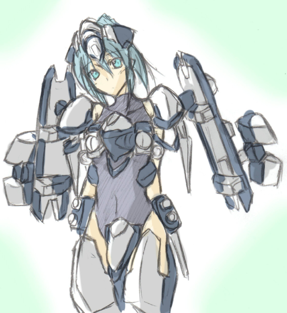 armored_core, armored_core:_fore_answer, armored_core_4, ay_pool, mecha_musume, missile_launcher, novemdecuple, vero_nork