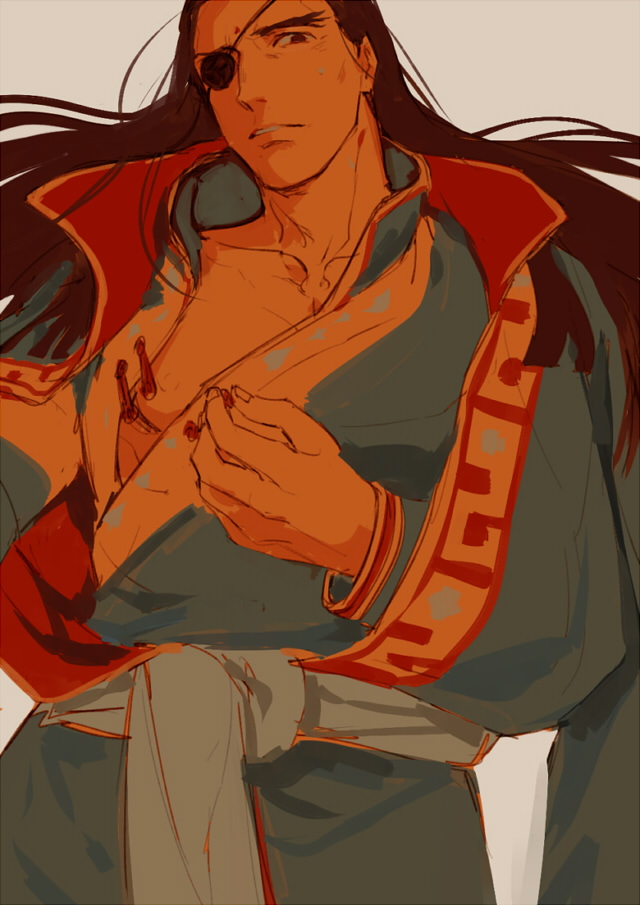 1boy, aqua_coat, aqua_shirt, beige_background, brown_eyes, brown_hair, changye, coat
