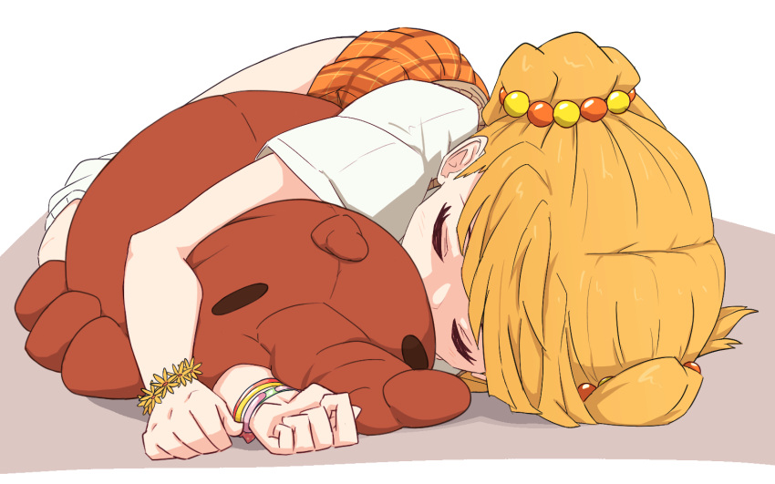 1girl, blonde_hair, bracelet, highres, idolmaster, idolmaster_cinderella_girls, ito_(itokayu), jewelry
