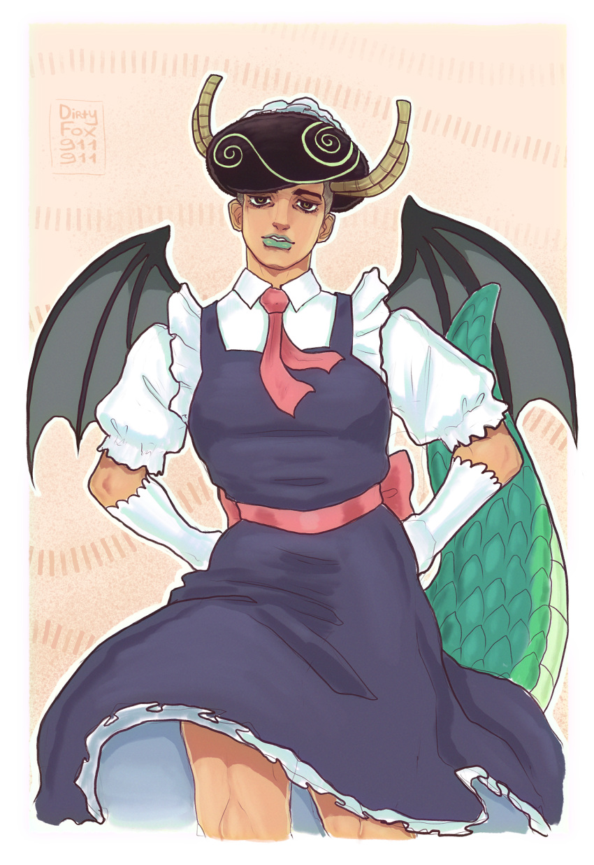 1boy, afro, alternate_costume, artist_name, belt, black_eyes, collared_shirt, defoozor