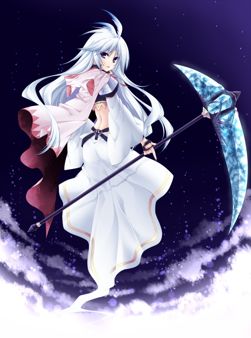 1boy, androgynous, ass, back, eyebrows_visible_through_hair, final_fantasy, final_fantasy_ix, highres