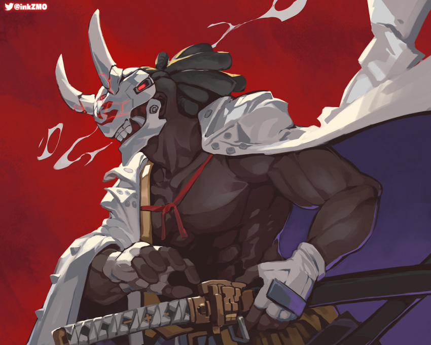 1boy, black_hair, dark-skinned_male, dark_skin, guilty_gear, guilty_gear_strive, hairlocs, long_hair
