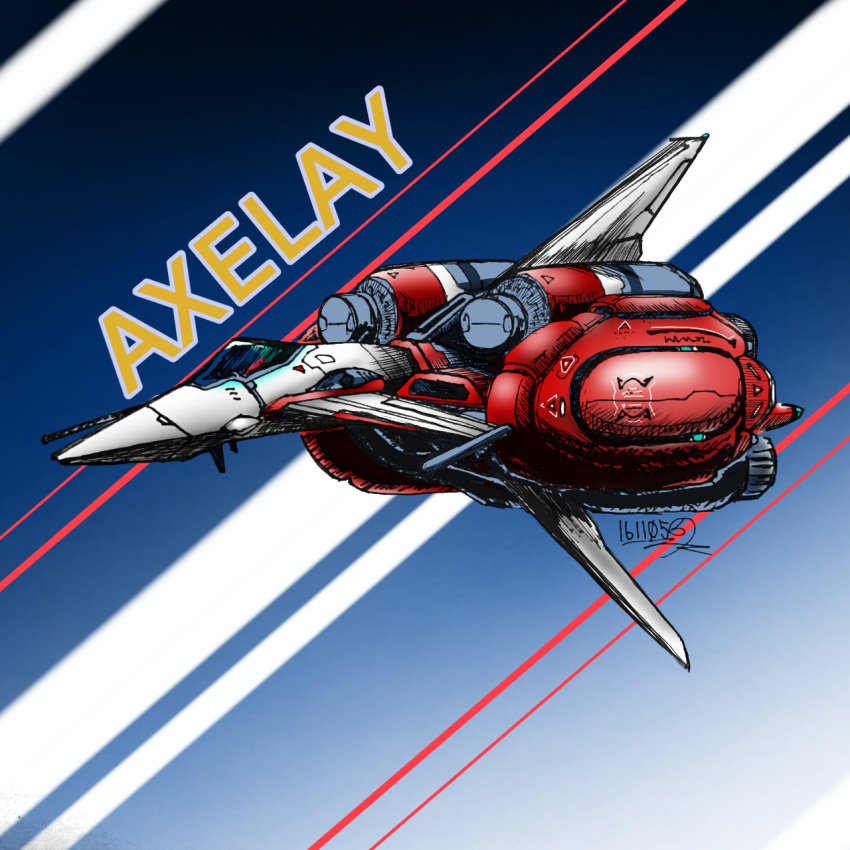 axelay, character_name, copyright_name, d-117_axelay, dated, gradient, gradient_background, highres