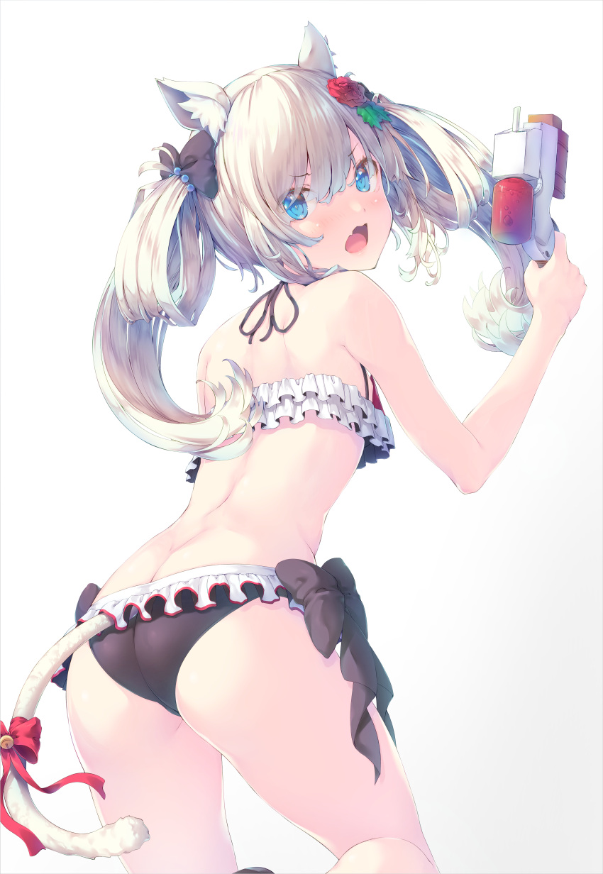 1girl, absurdres, animal_ears, ass, azur_lane, bangs, bare_back, bell