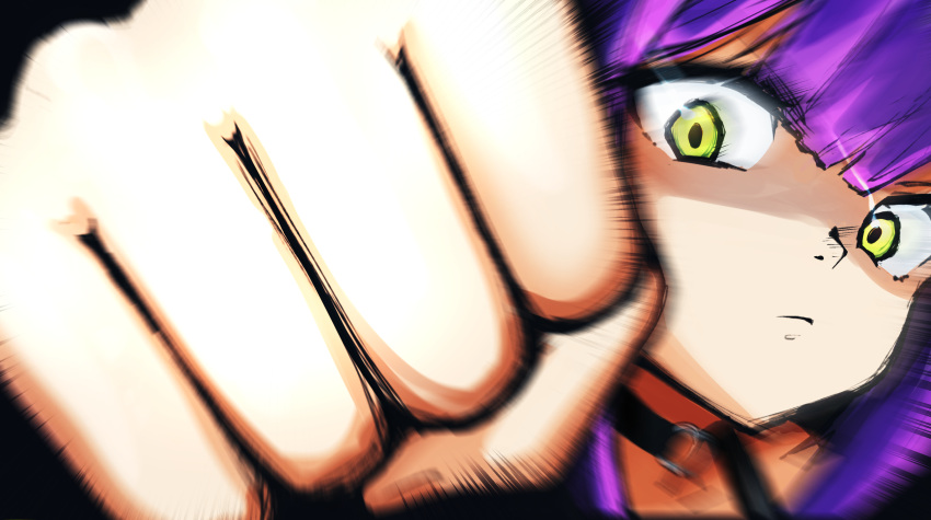 1girl, absurdres, black_choker, black_tank_top, choker, clenched_hands, commentary, english_commentary