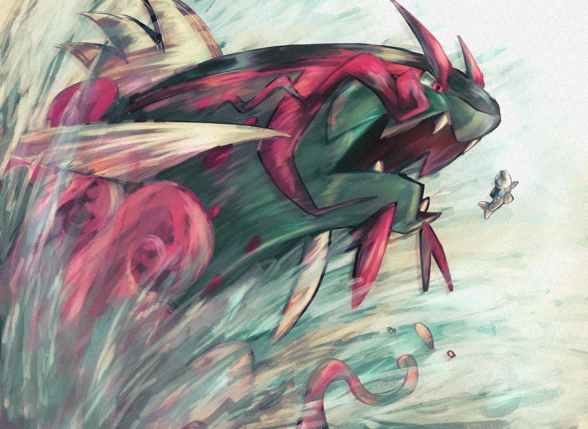 anime, basculegion, end, fish, gen_7_pokemon, highres, imminent_vore, ka-neito
