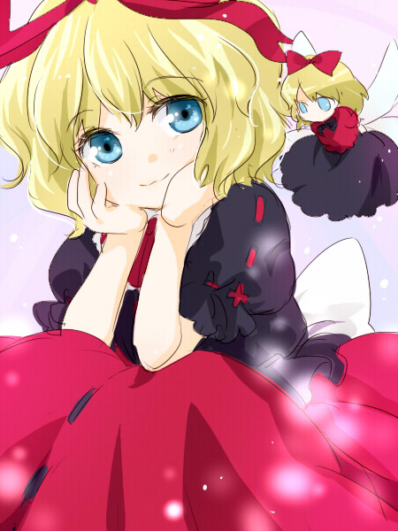 blonde_hair, matyinging, medicine_melancholy, ribbon, su-san, touhou