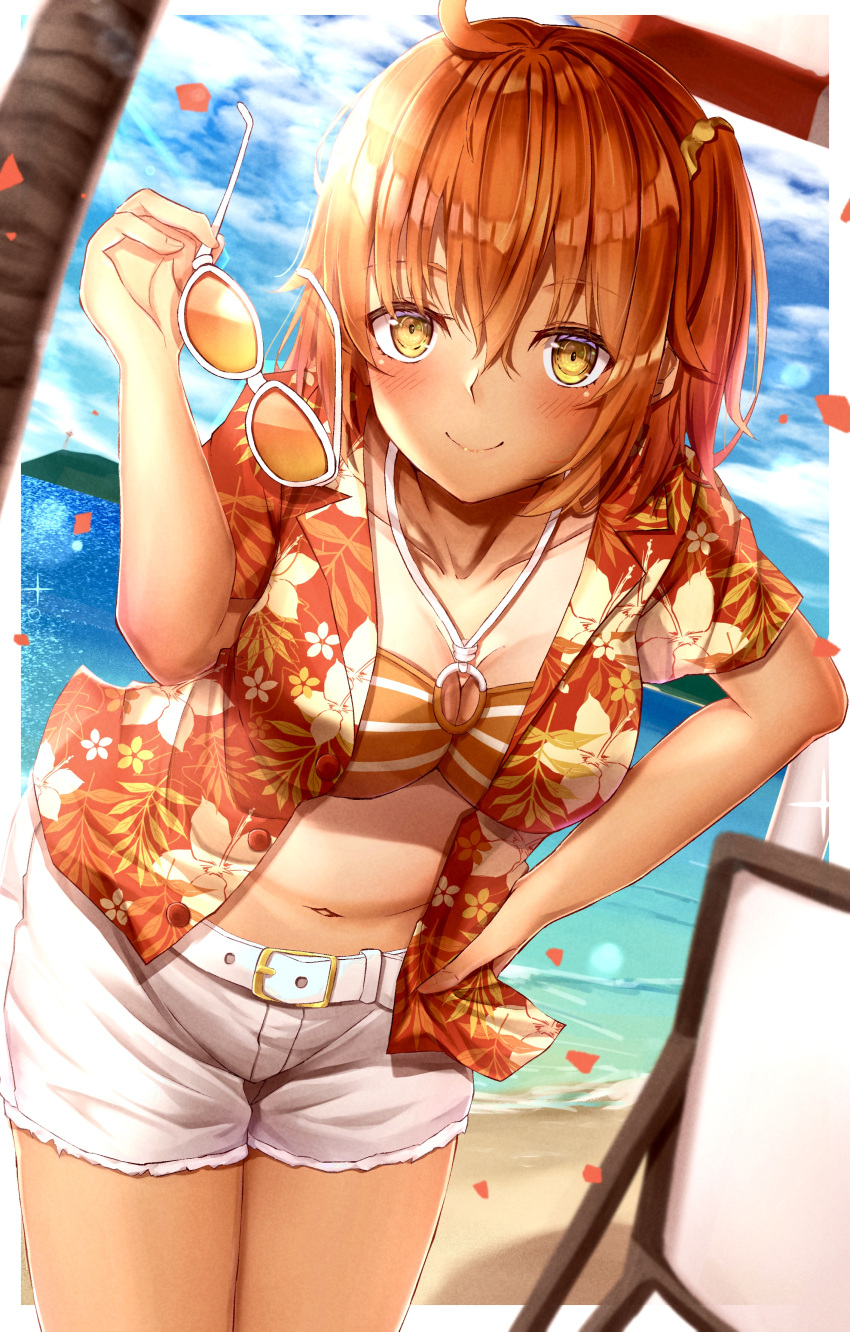 1girl, absurdres, belt, bikini, breasts, brilliant_summer, fate/grand_order, fate_(series)