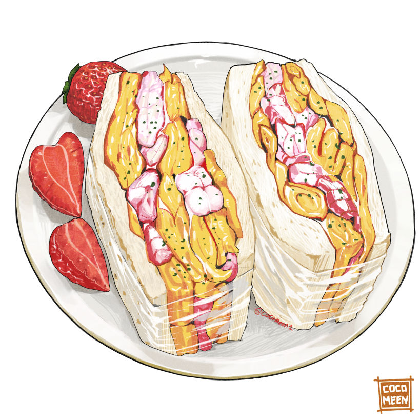 artist_name, bread, cocomeen, egg, english_text, food, food_focus, fruit