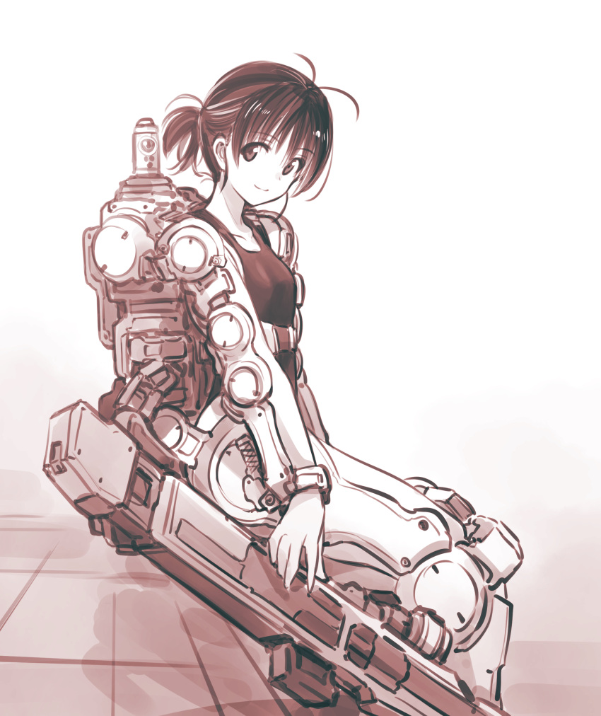 1girl, 1other, absurdres, ahoge, bike_shorts, bike_shorts_under_shorts, black_hair, bra