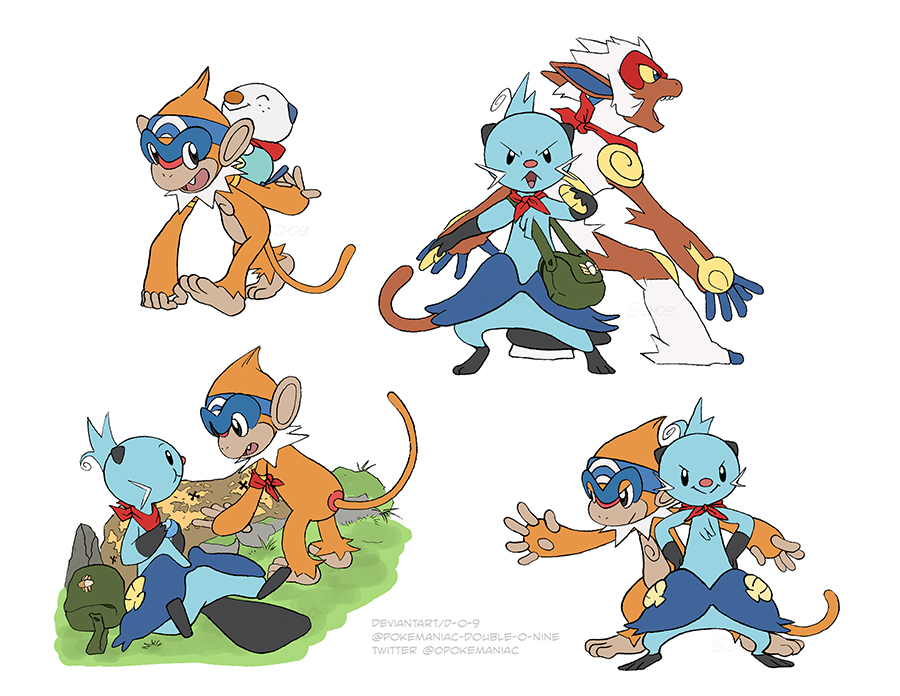 black_eyes, closed_eyes, closed_mouth, commentary, dewott, do9bessa, english_commentary, fang