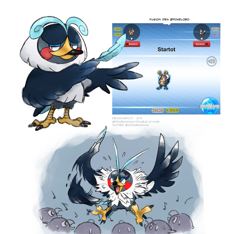 black_eyes, closed_mouth, commentary, do9bessa, english_commentary, fakemon, feathers, fusion