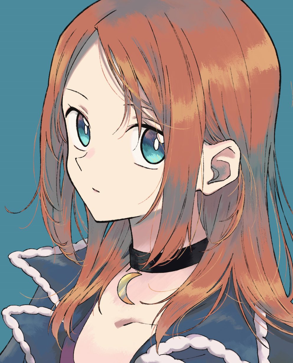 1girl, bangs, black_choker, bright_pupils, choker, closed_mouth, commentary_request, eyelashes