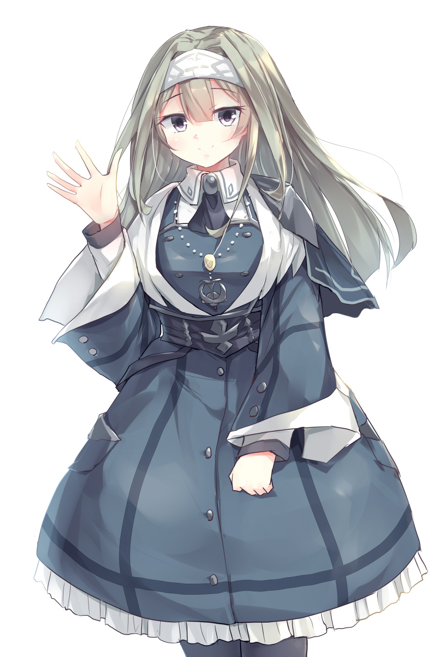 1girl, blush, breasts, duel_monster, exorsister_elaine, kanzakietc, light_background, long_hair