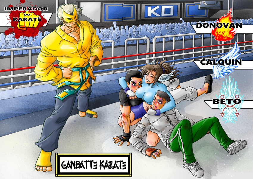 absurdres, anime, fangame, fanime, fighting, fighting_game, games, ganbatte_karate, highres, huge_filesize, indiegames, karate, original_characters, pocket, pocketgame