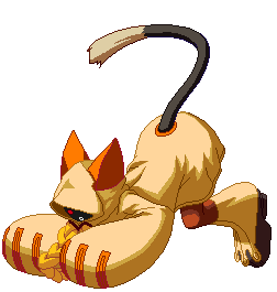 blazblue, gif, official, orange, taokaka