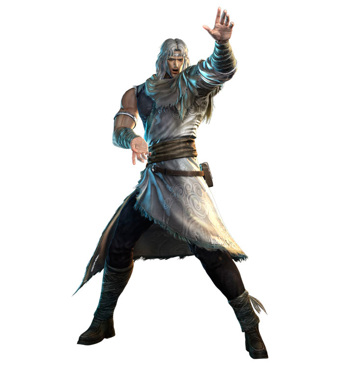 3d, armband, belt, circlet, fighting_stance, hokuto_musou, hokuto_no_ken, manly