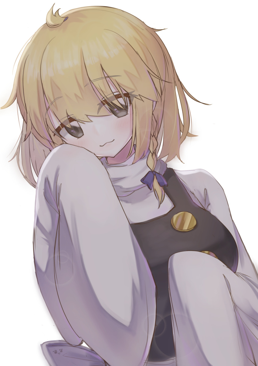 1girl, :3, absurdres, bangs, black_eyes, black_vest, blush, bow