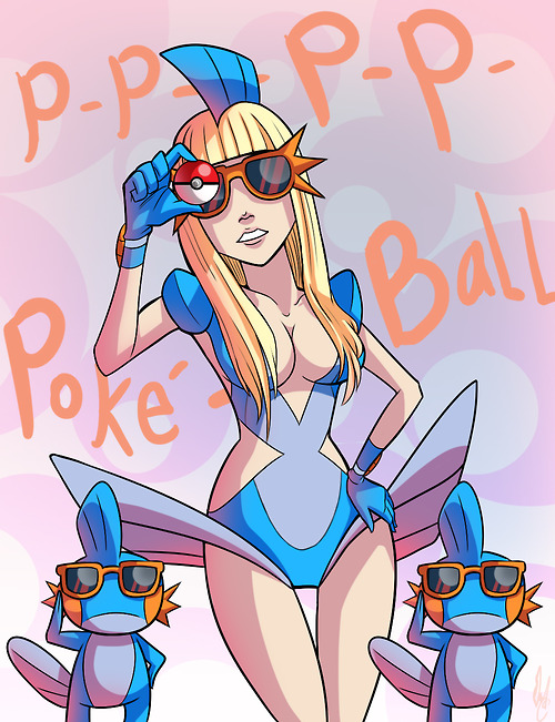1girl, bangs, blonde_hair, breasts, cleavage, glasses, hime_cut, lady_gaga