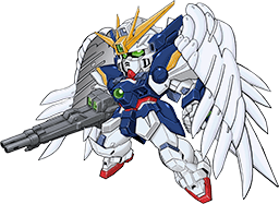 chibi, green_eyes, gun, gundam, gundam_wing, gundam_wing_endless_waltz, holding, holding_gun