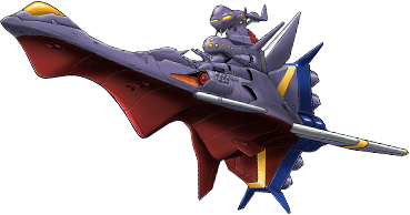 cannon, flying, from_side, fushigi_no_umi_no_nadia, lowres, new_nautilus, no_humans, official_art, science_fiction, super_robot_wars, super_robot_wars_x, thrusters, transparent_background, turret, vehicle_focus, wings