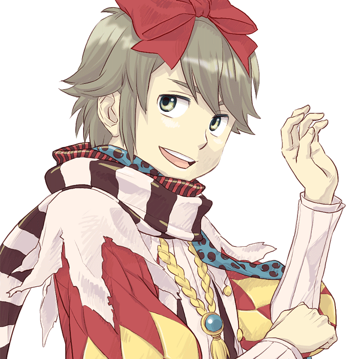 1boy, argyle_coat, bangs, black_scarf, blue_scarf, bow, coat, commentary_request