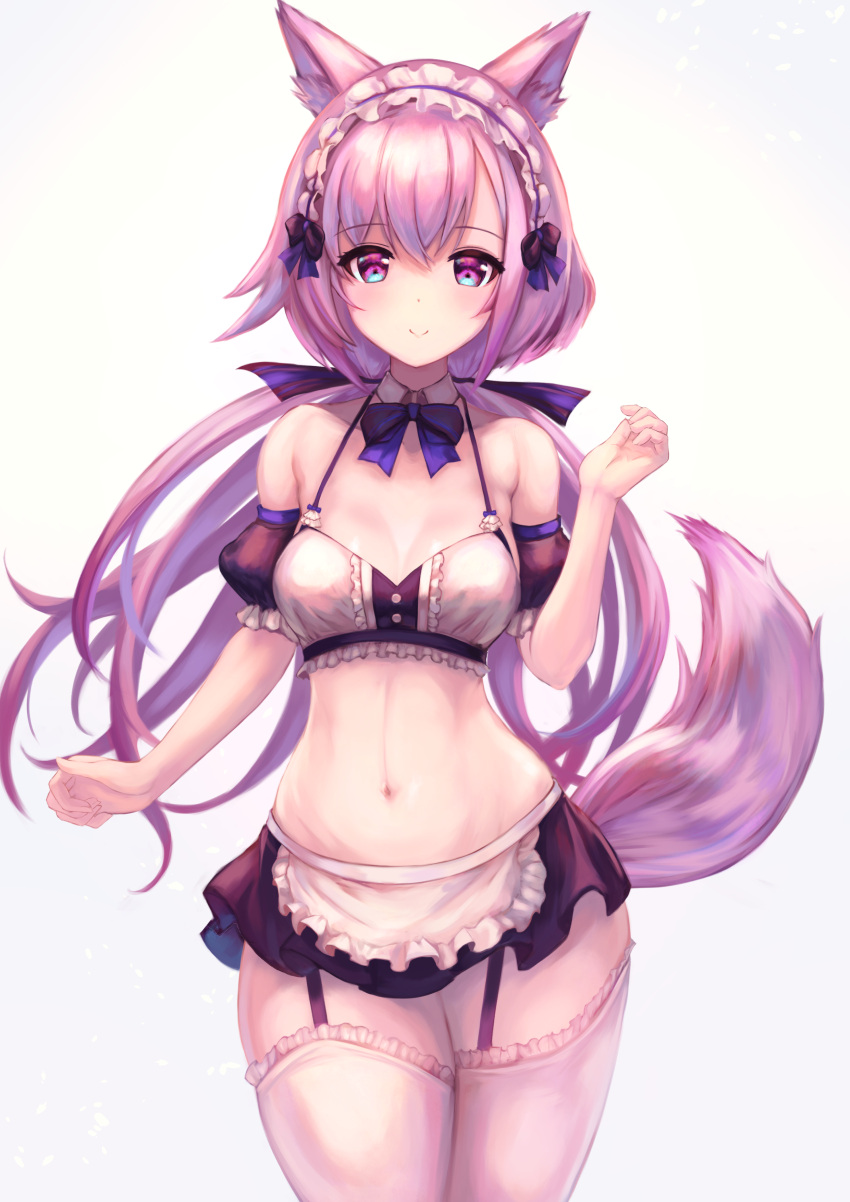 .live, 1girl, absurdres, animal_ears, arm_up, bangs, bare_shoulders, blue_neckwear