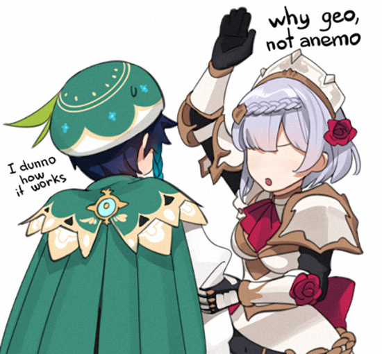 1boy, 1girl, abbystea, arm_grab, armor, blue_hair, braid, cape