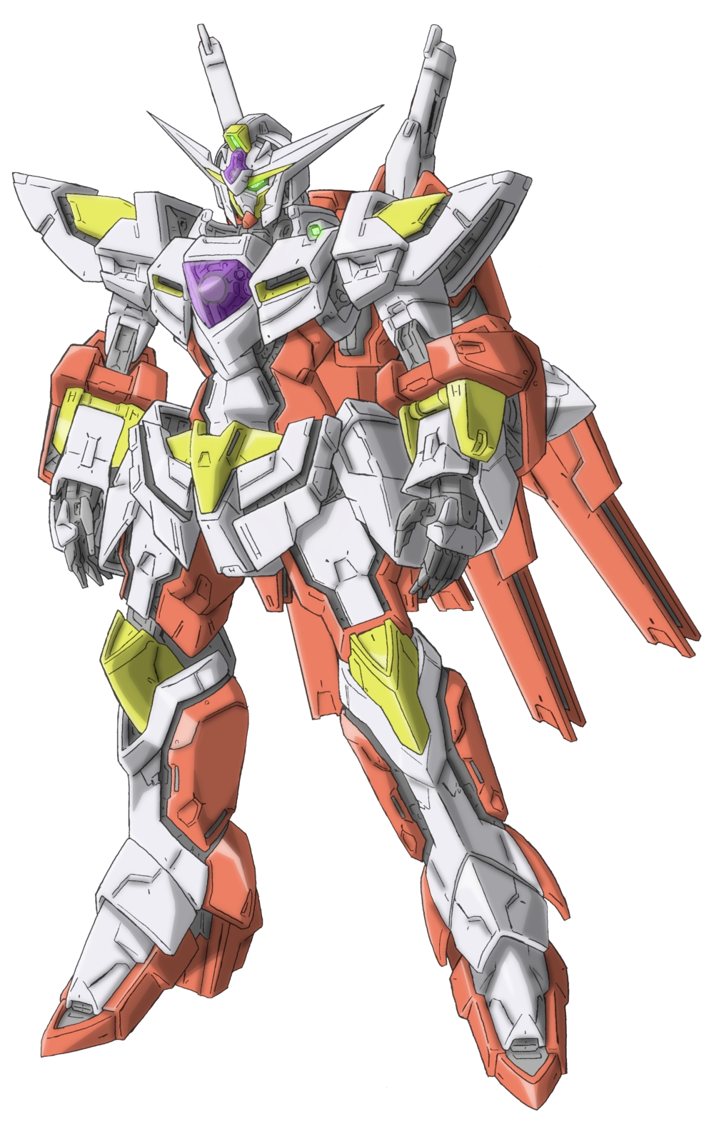 gundam, gundam_00, mecha, reborns_cannon, reborns_gundam, ribbons_almark