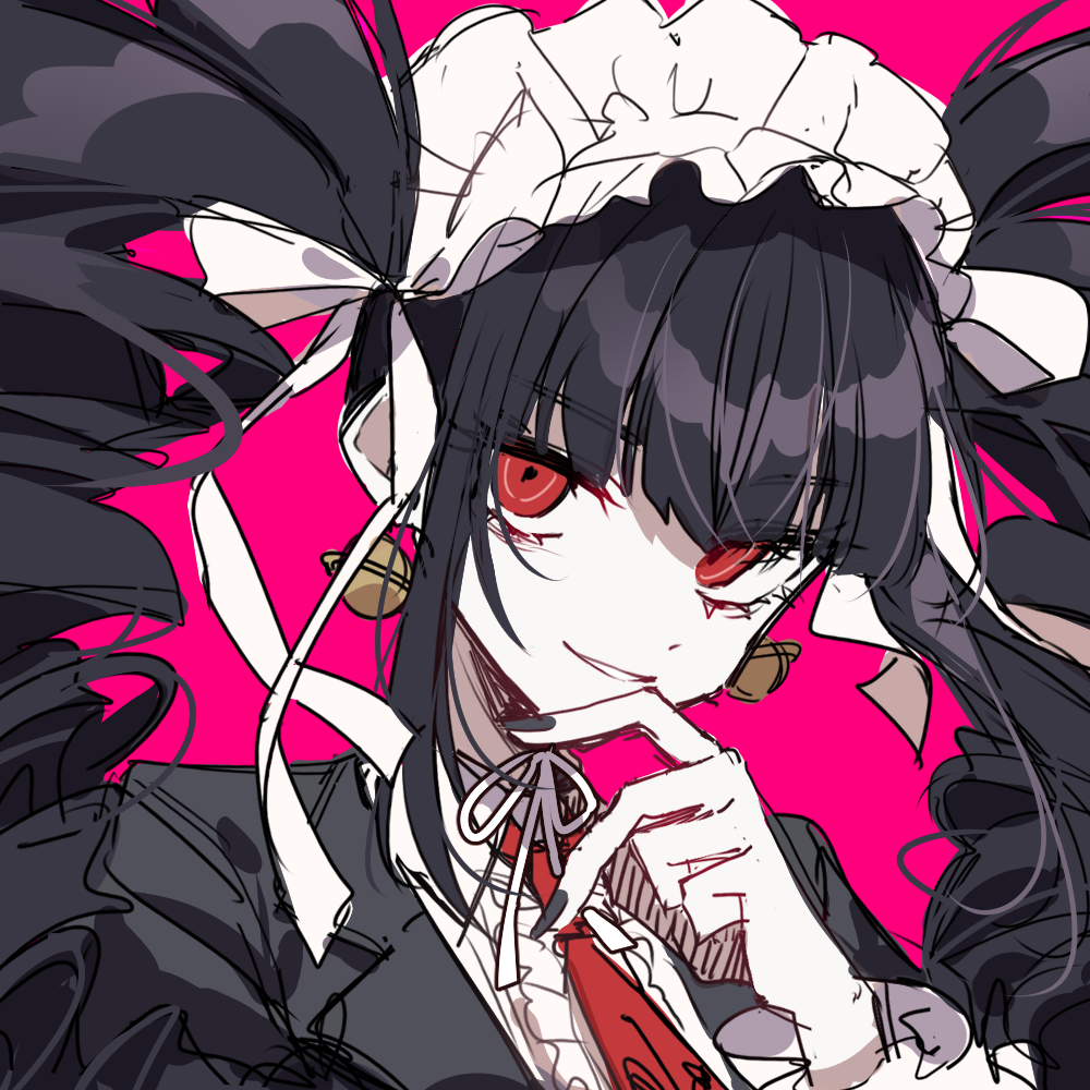 1girl, bangs, black_hair, blunt_bangs, bonnet, celestia_ludenberg, danganronpa:_trigger_happy_havoc, danganronpa_(series)