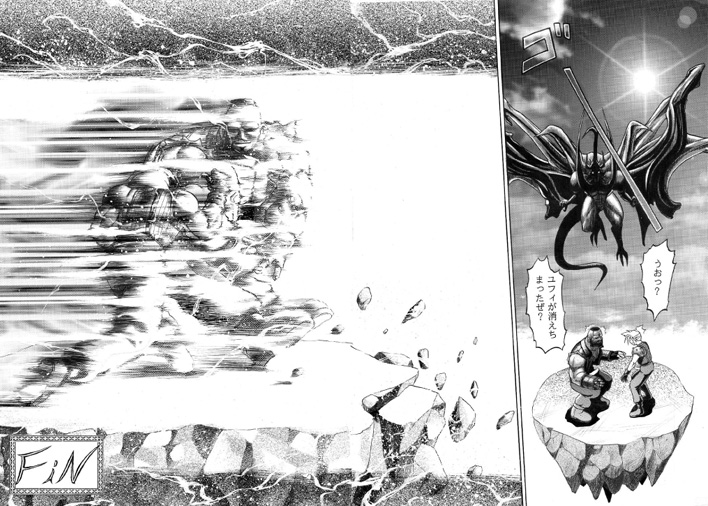 2boys, bad_end, bahamut, bahamut_kai, barret_wallace, battle, cloud_strife, dragon