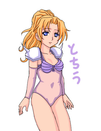 blonde_hair, blue_eyes, female, final_fantasy, final_fantasy_iv, leotard, long_hair, ottosei