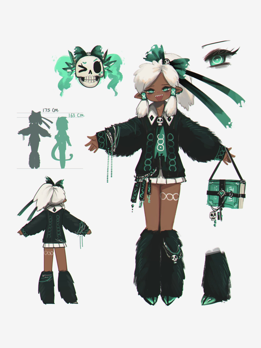 >_o, 2girls, :d, absurdres, book, cecile_(porforever), commentary, dark-skinned_female