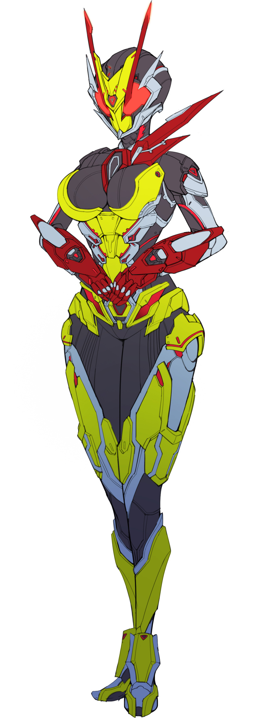 1girl, absurdres, breasts, catball1994, full_body, highres, is_(kamen_rider_01), kamen_rider