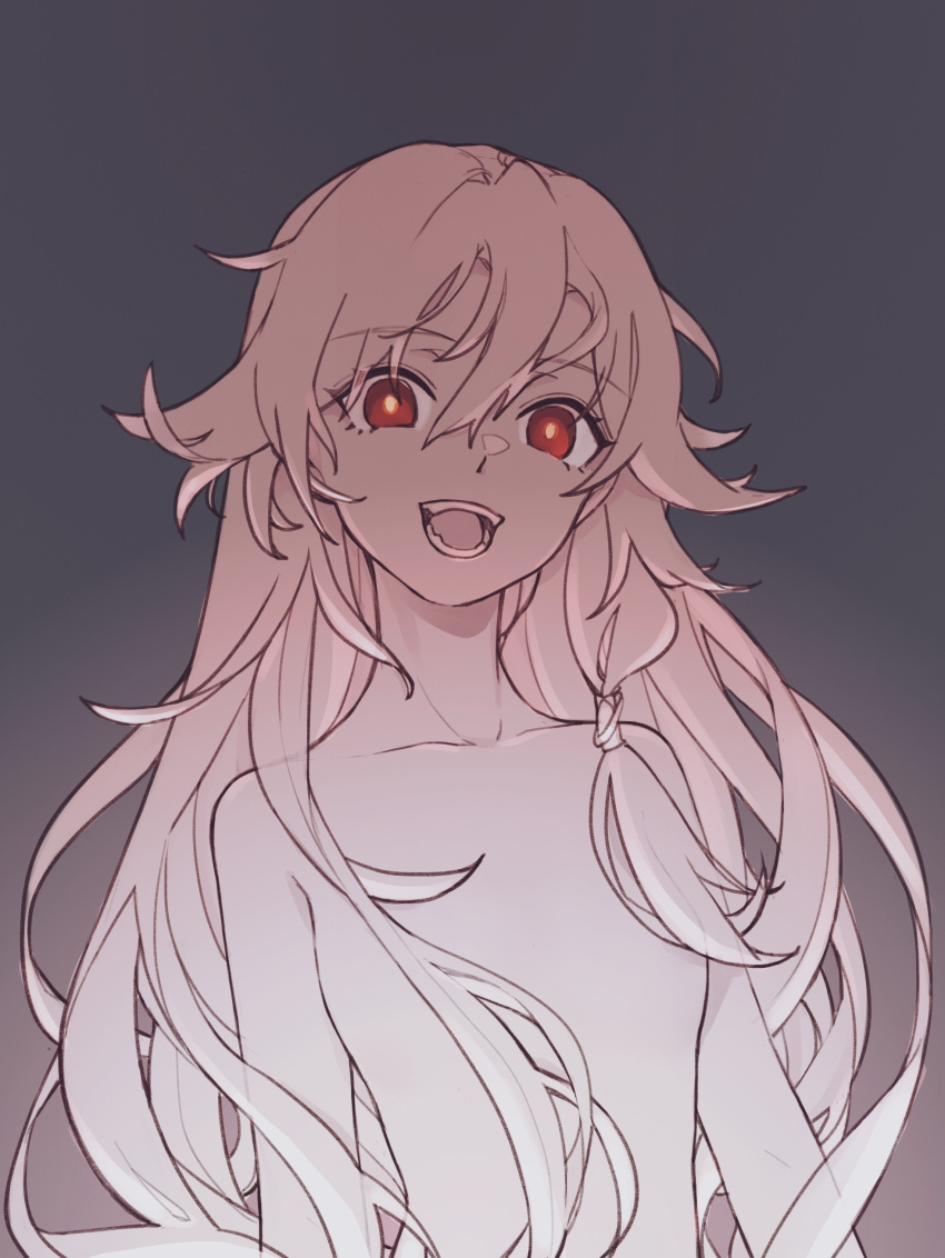 1girl, :d, absurdres, bangs, breasts, fu_hua, fu_hua_(herrscher_of_sentience), hair_ornament