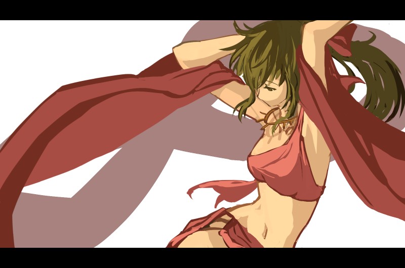 dancer, fire_emblem, fire_emblem:_seisen_no_keifu, fire_emblem_genealogy_of_the_holy_war, green_hair, leen_(fire_emblem), letterboxed, ponytail