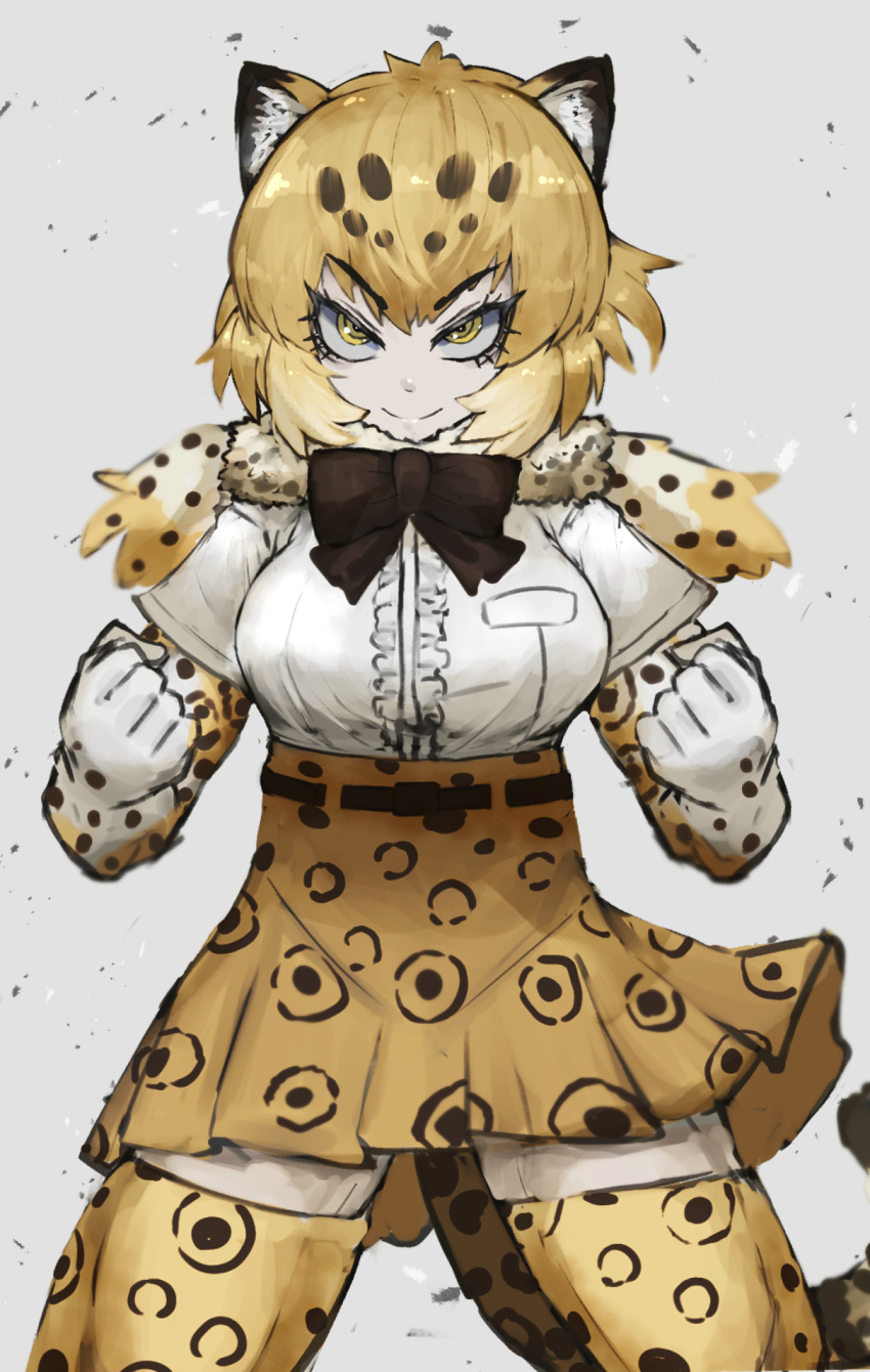 1girl, adeshi_(adeshi0693119), animal_ears, black_bow, black_neckwear, bow, bowtie, breasts