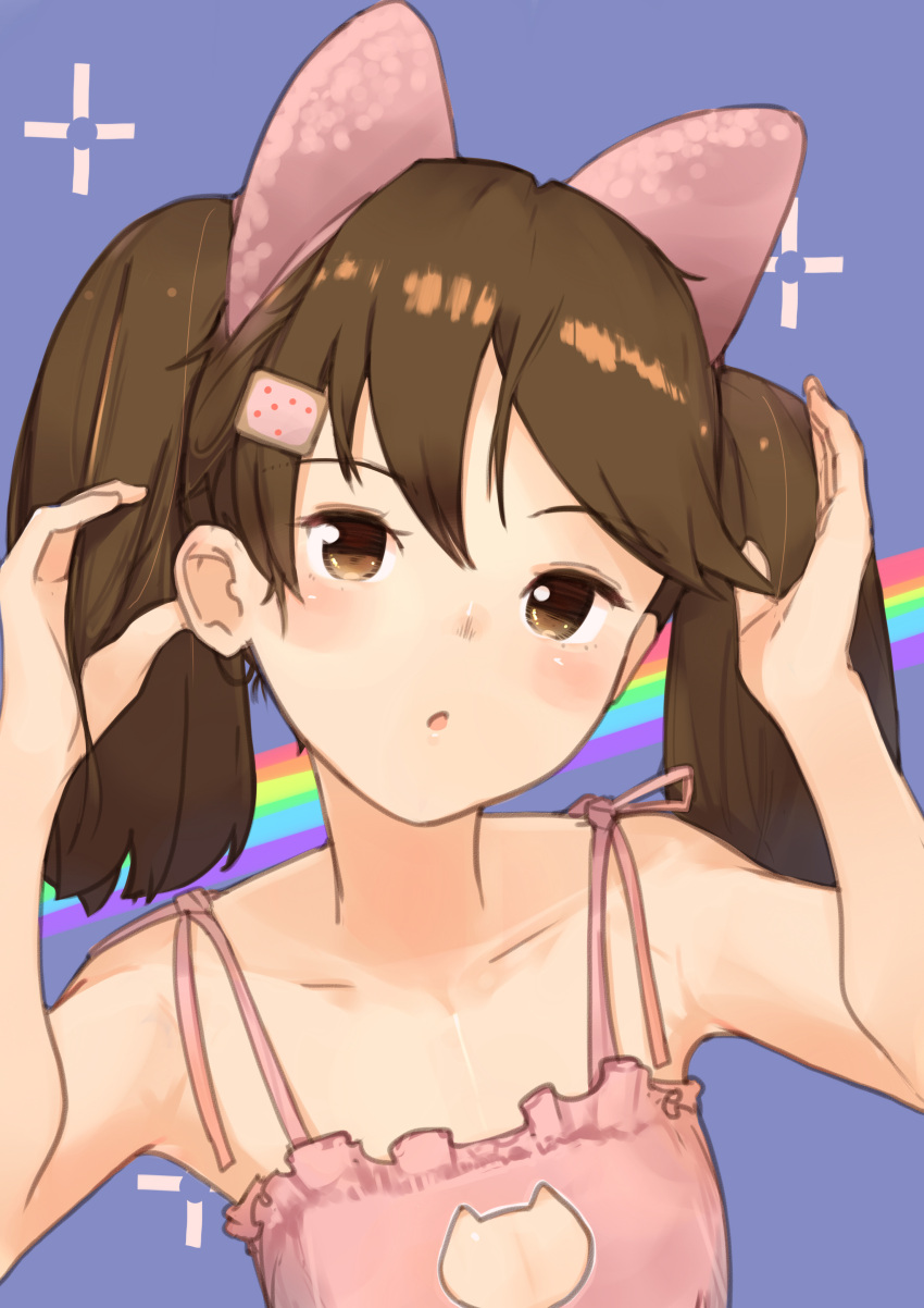 1girl, :o, absurdres, alternate_costume, animal_ears, bangs, blush, bra