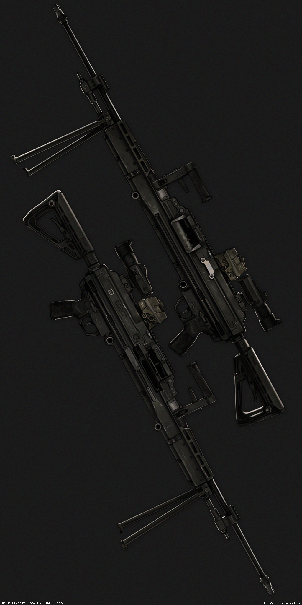 astg, bipod, commentary_request, flash_hider, girls_frontline, grey_background, gun, highres
