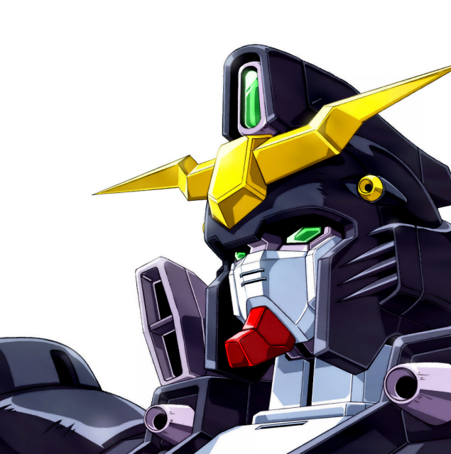 gundam, gundam_deathscythe, gundam_wing, ma-shin, mecha, simple_background, solo