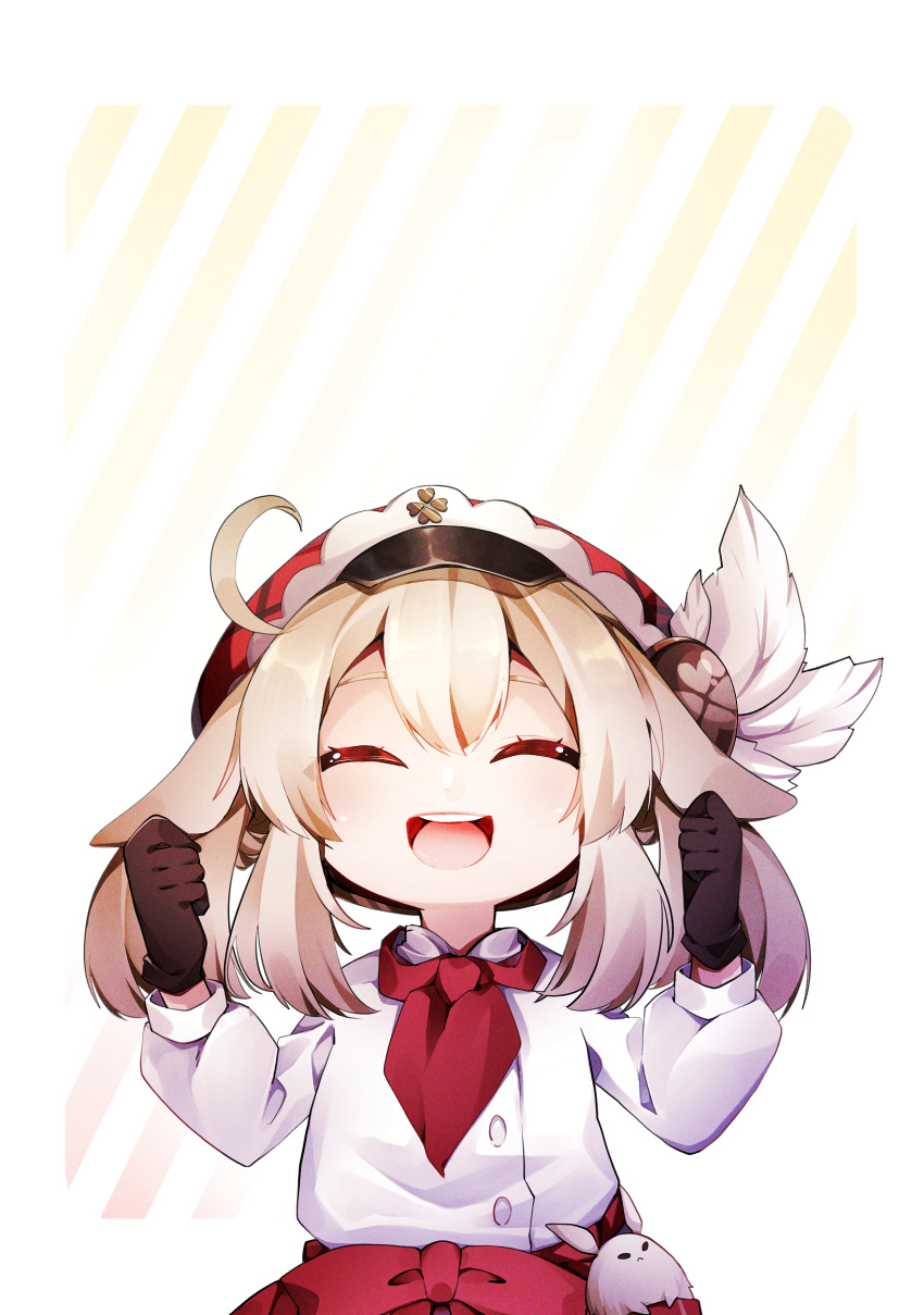 1girl, :d, ^_^, ^o^, absurdres, ahoge, animal_ears, bangs