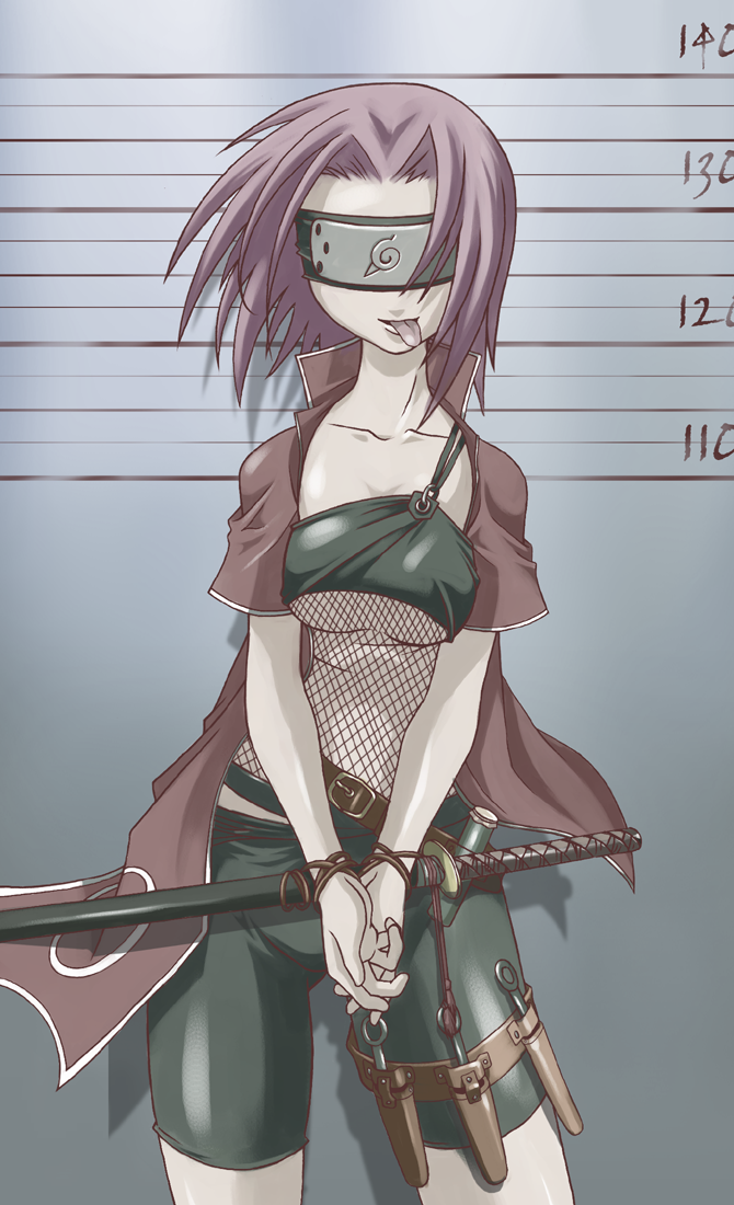 belt, bike_shorts, blindfold, bondage, bound_arms, breasts, bsdm, fishnets