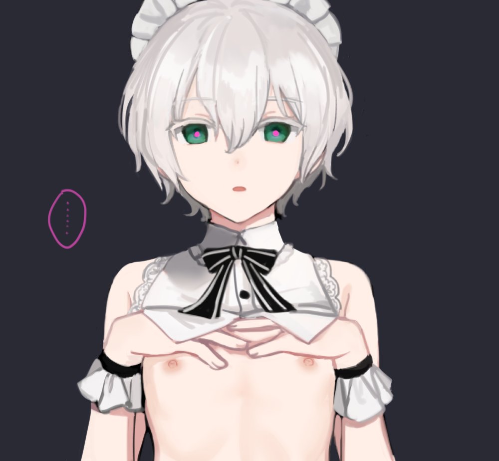 ..., 1boy, bow, bowtie, crossdressing, frilled_bracelet, frills, green_eyes